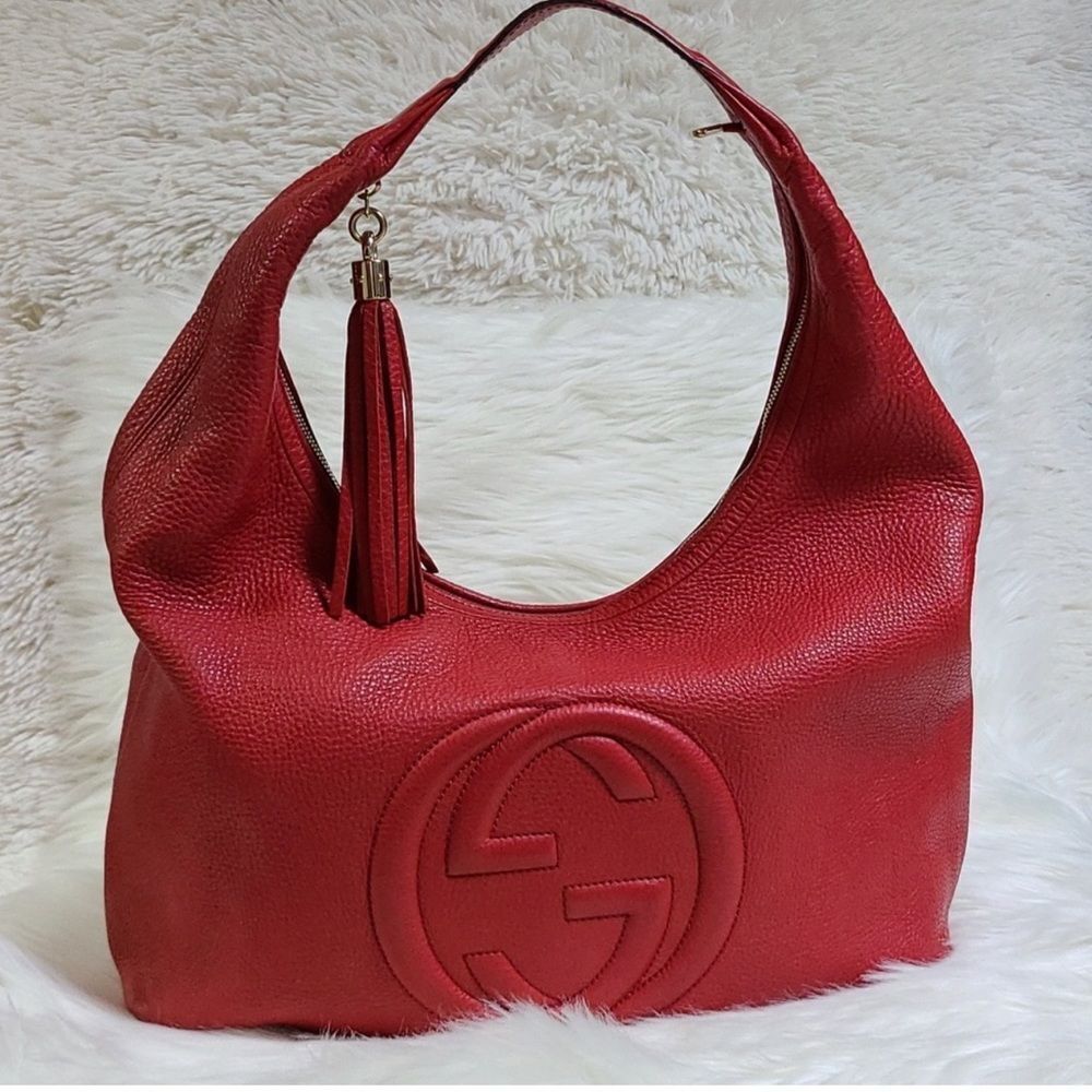 💯 Authentic  Gucci Soho Shoulder Bag 🍀